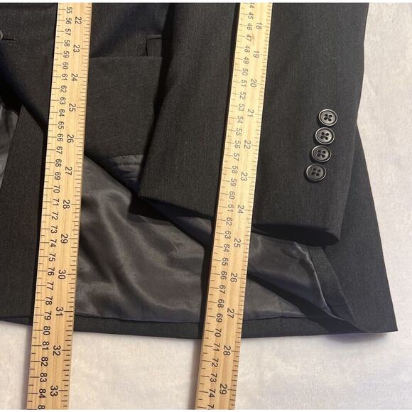 Jos A Bank Signature 42R Charcoal Gray Blazer Sport Coat Suit Jacket - Picture 11 of 14